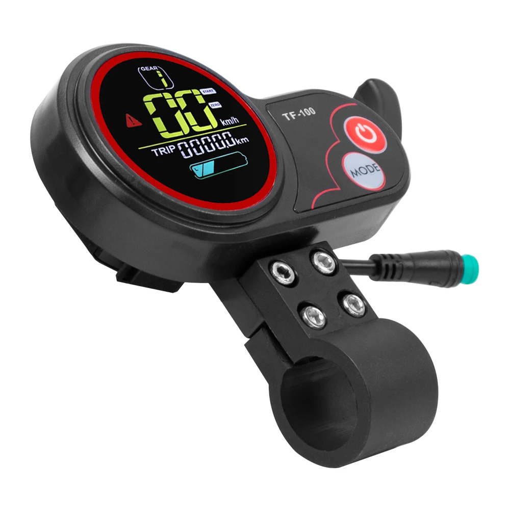 LED شاشة ديجيتال مؤشر جهد البطارية مع قفل/مفتاح ل صفر X8/X9/X10/11X دراجة سكوتر كهربائية TF-100 عرض أجزاء #4