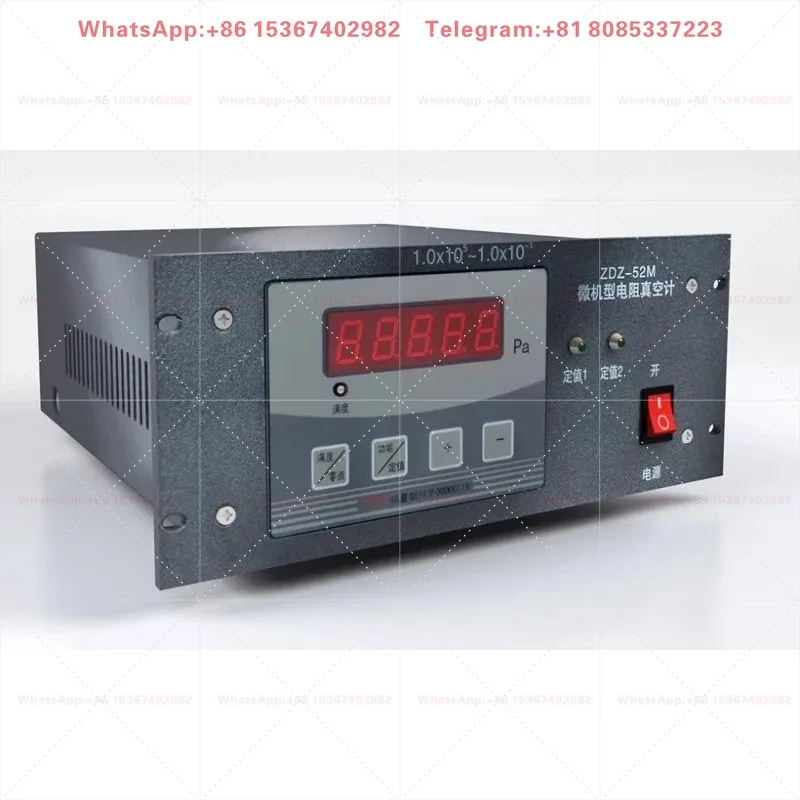 1PCS Pirani Vacuum Gauge ZDZ-52M ZJ-52T Microcomputer Resistance Vacuum Meter