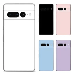 Plain Color Skin Wrap for Google Pixel10 9 8 7 Pro 6A 6 Back Screen Protector Film Cover Case Macaroon 3M Wrap Matte Sticker