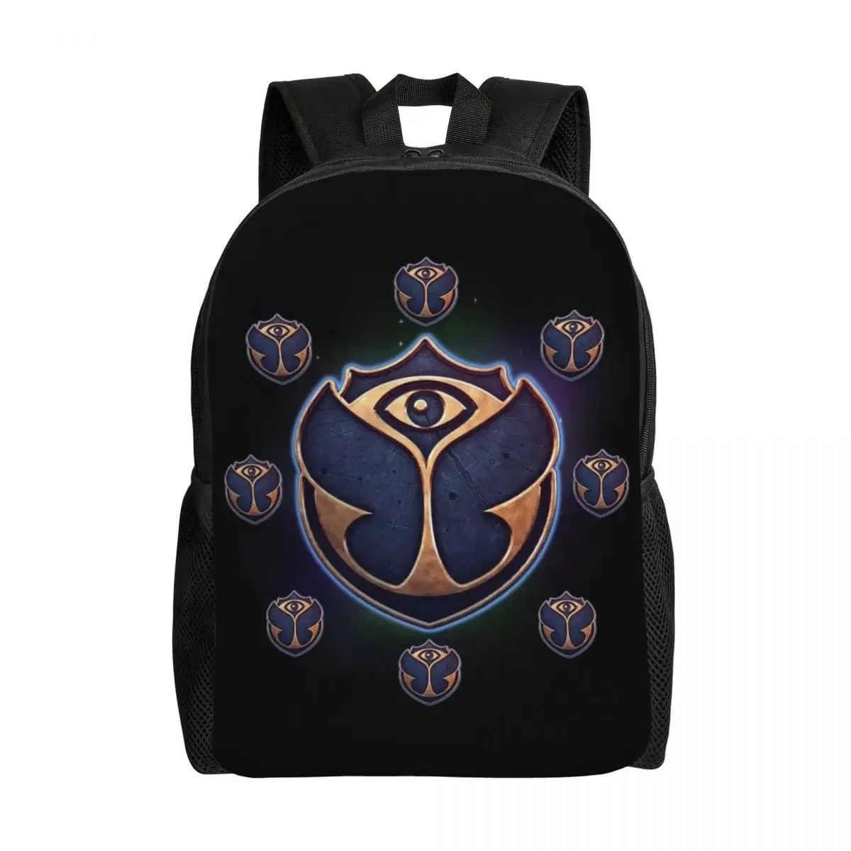 

Custom Tomorrowland Logo Backpack for Boys Girls Music Festival College School Travel Bags Women Men Bookbag Fits 15 Inch Laptop