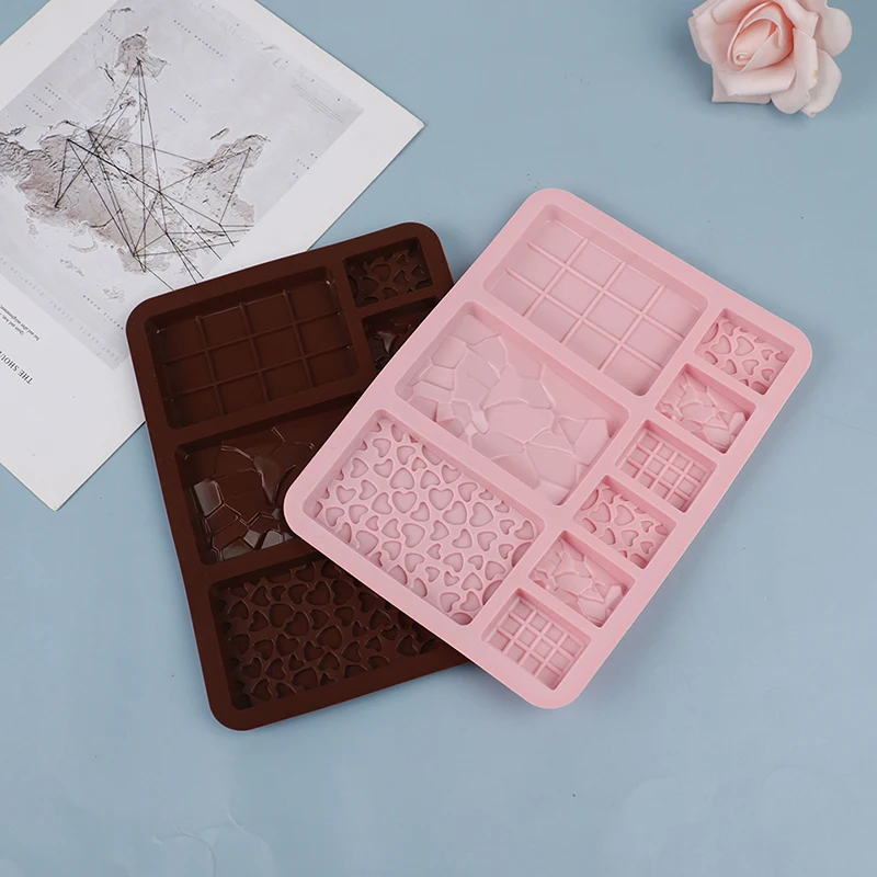 Stampo per cioccolato mattoni strumenti di cottura stampi per dolci in Silicone antiaderente stampi per gelatina