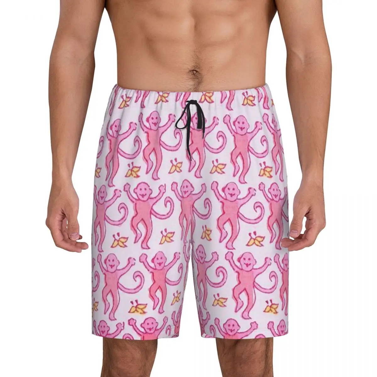 

Custom Preppy Roller Monkeys Rabbit Anime Short Pajama Pants Men Sleepwear Sleep Lounge Bottom Shorts Sleeping Pants