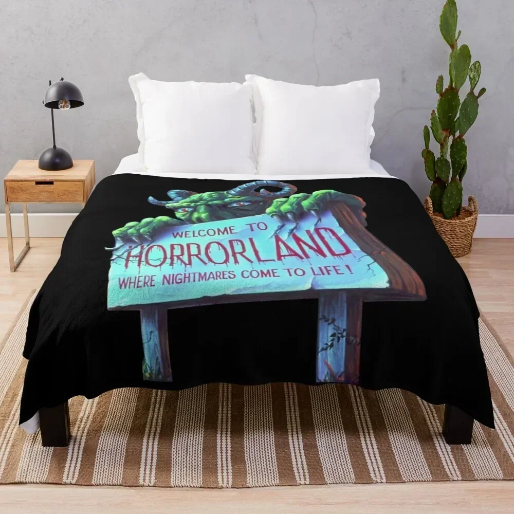 

Horrorland Pullover Throw Blanket Soft Cozy Blanket for Pet Kids Adults