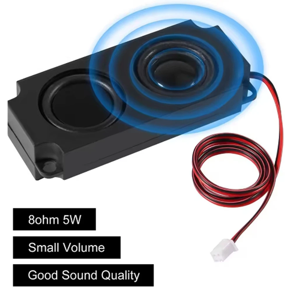 DTD4 【50% OFF】Speaker 5 Watt 8 Ohm Double Cavity Mini Speaker Full-Range Cavity Advertising Machine with JST-PH2.5mm-2 Pin Inter