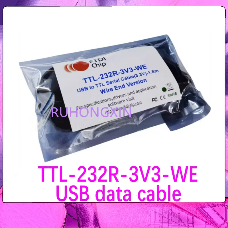 TTL-232R-3V3-WE UART кабель поддерживает + 3,3 В UART сигнал + 5 В/75 мА выходной кабель передачи данных