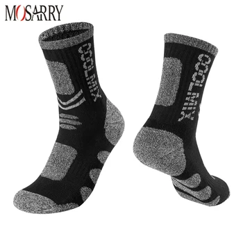 Winter Professionelle Outdoor-Sport Radfahren Socken Männer Basketball Fußball Fußball Laufen Trekking Socken Herbst
