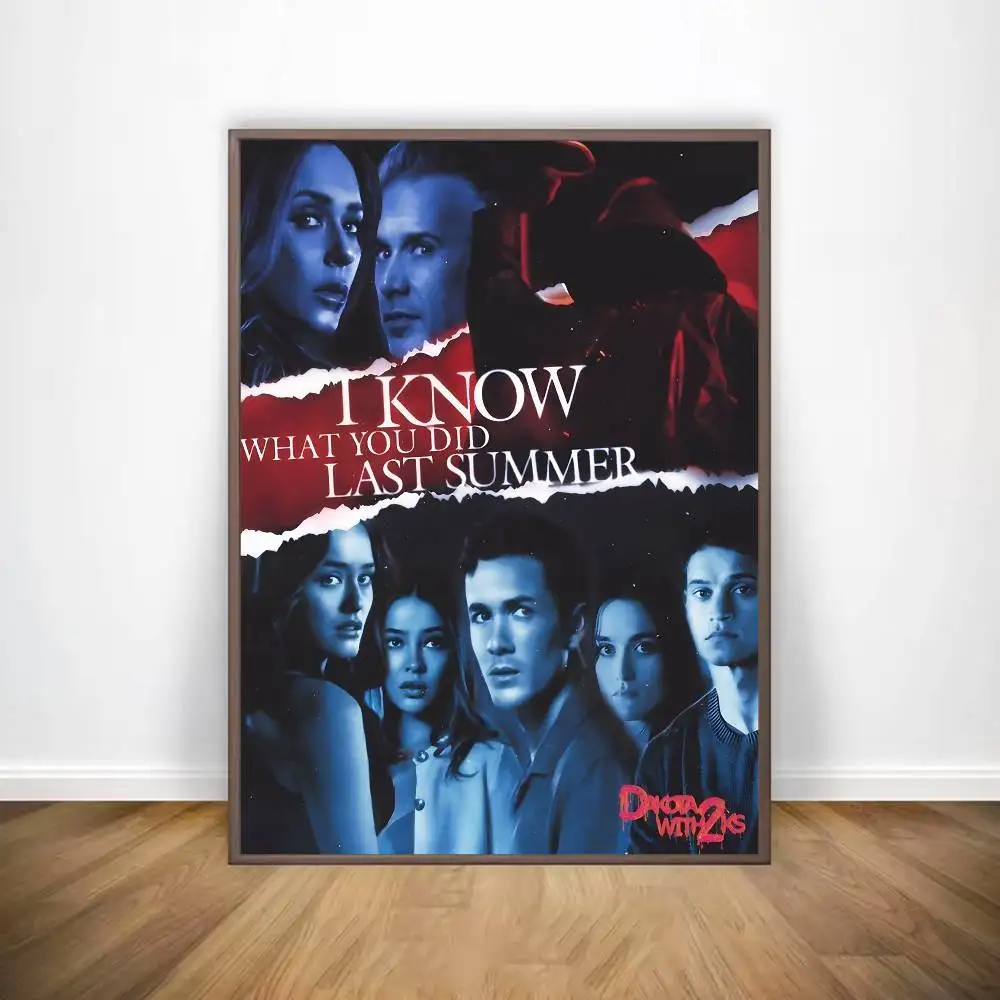 الفيلم أعرف ما فعلت في الصيف الماضي ملصق معرض يطبع ذاتية اللصق ديكور المنزل الديكور صور مطبوعة للحوائط ملصق غرفة المعيشة