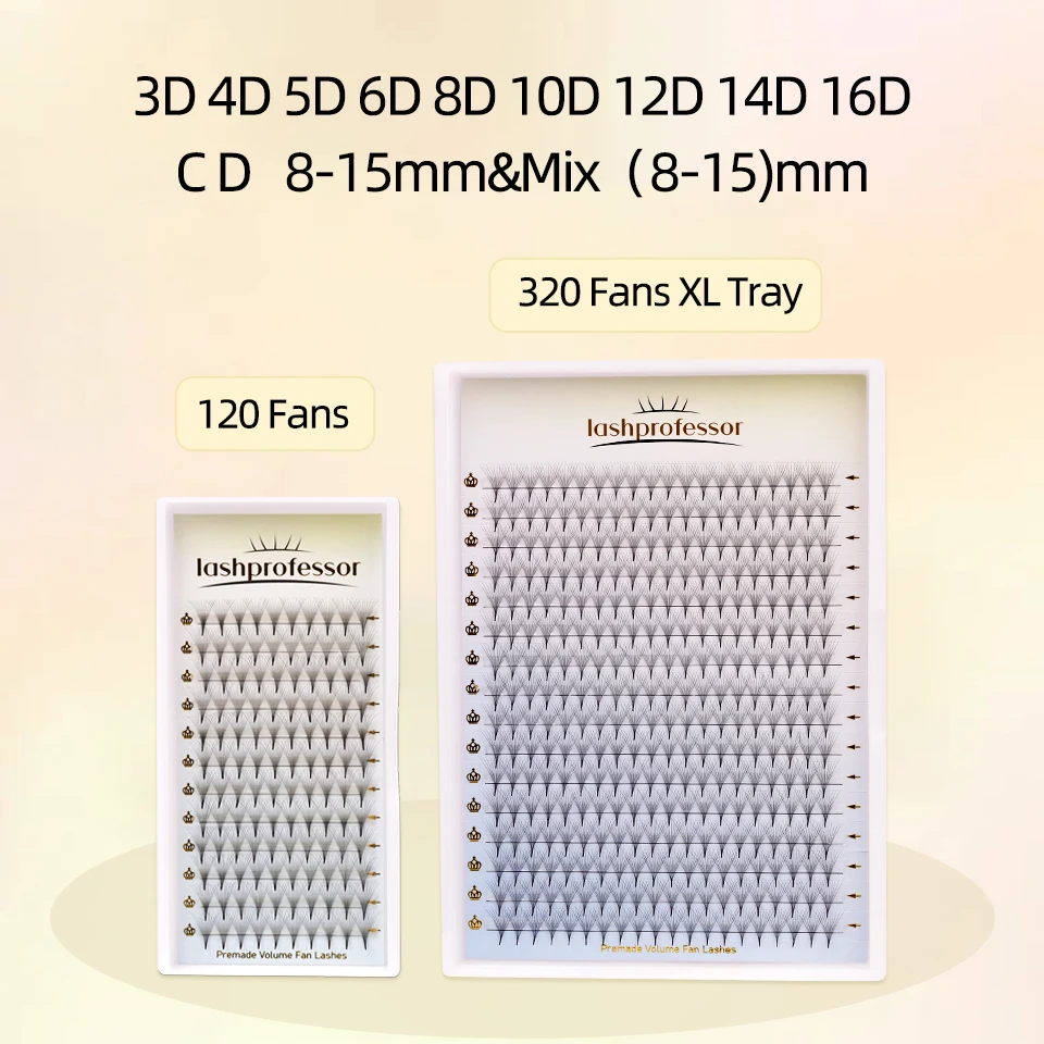 Sharp Narrow Base Eyelash Extensions, Premade Volume Fans, Maquiagem Eyelash, Stem Pointy russo, 3D 5D 8D 10D