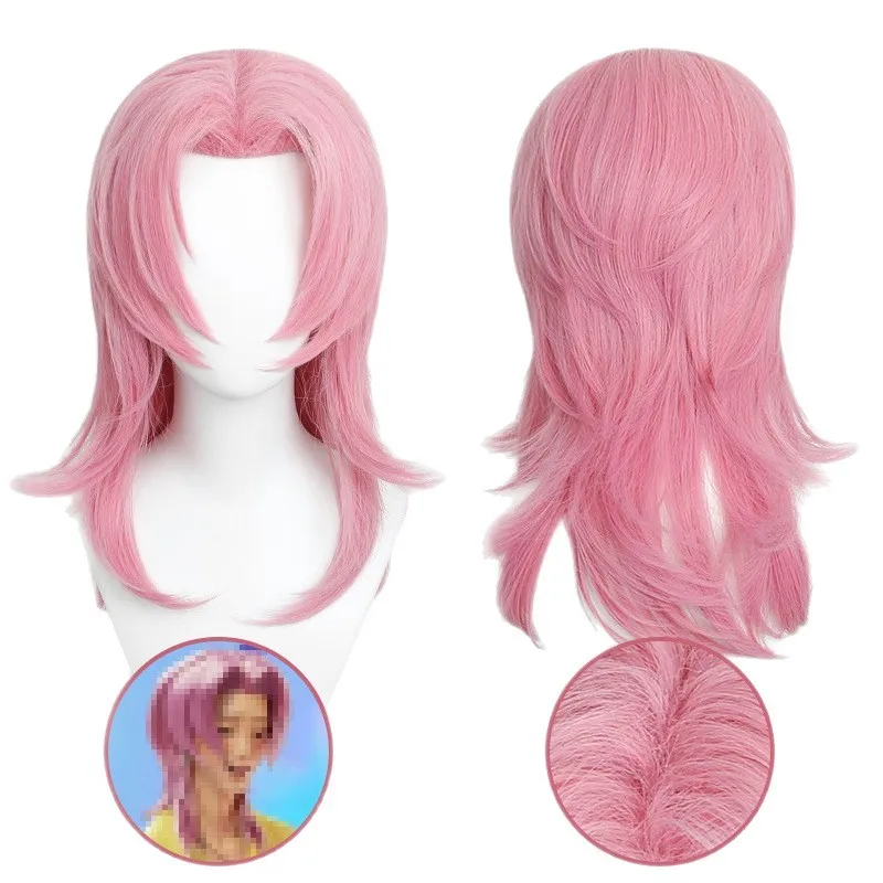 Anime cosplay peruca halloween mostrar demônio caçadores perucas rumi zoey resistente ao calor cabelo sintético meninas role play festa headwear