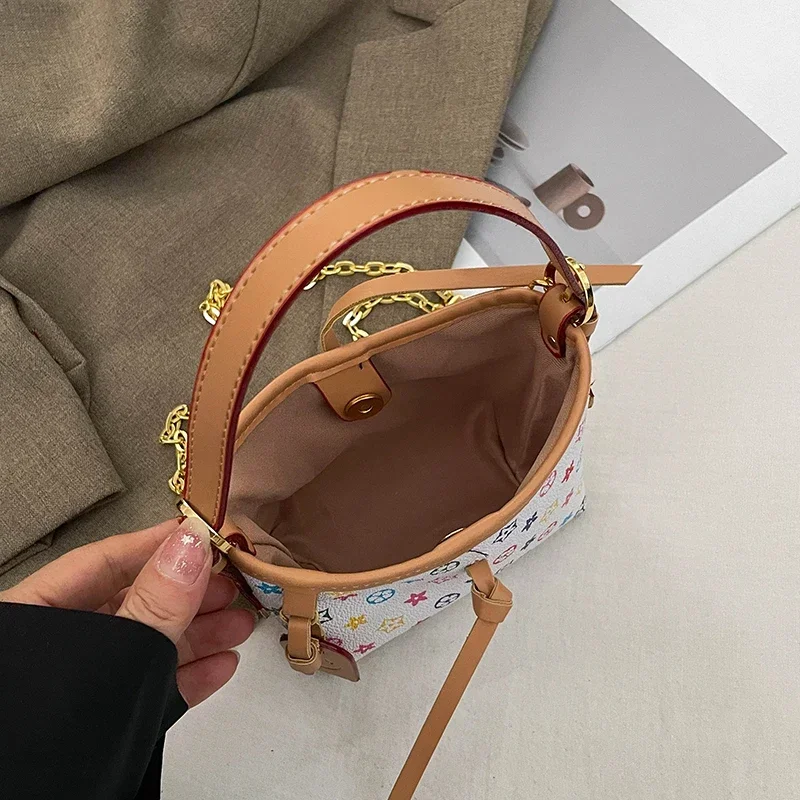 Bolsa de couro feminina elegante – bolsa crossbody clássica bolsa de ombro da famosa marca de luxo de designer