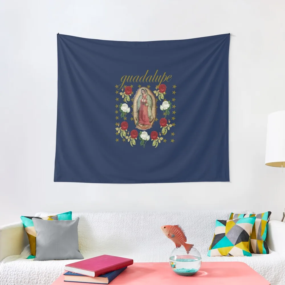 

VIRGEN DE GUADALUPE MI MORENITA Tapestry Decor For Room Christmas Decoration Wall Art Wall Mural Tapestry