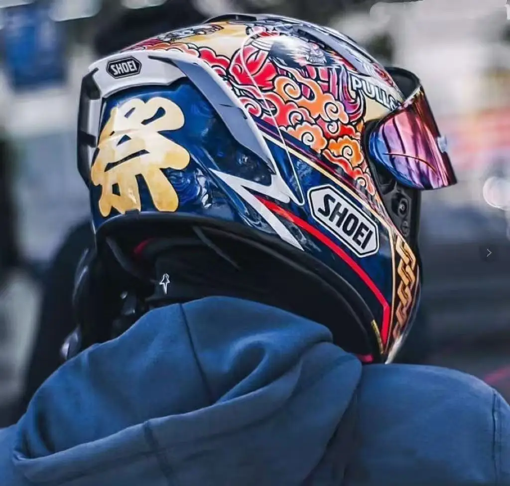Full Face Motorcycle helmet shoei X14 x-14  Motegi3  helmet Riding Motocross Racing Motobike Helmet