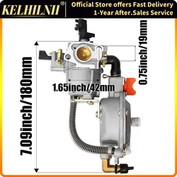 168F/188F Carburetor Dual Fuel Automatic Or Manual Choke Lpg/Ng Conversion Kits For Gasoline Generator Hybrid 5Kw Accessories