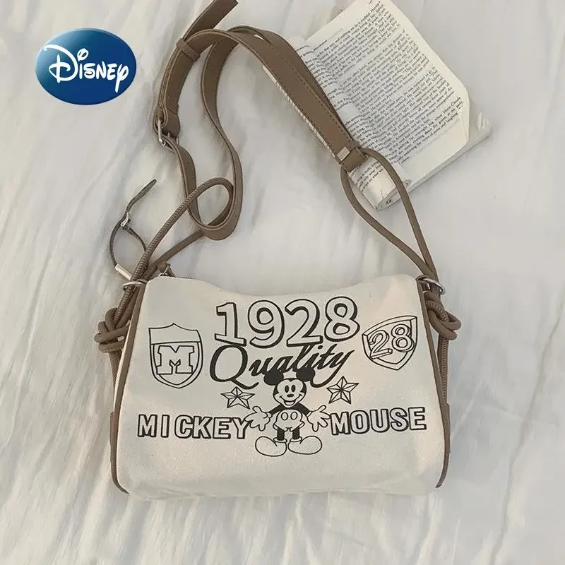Disney Mickey New Women's Shoulder Bag Cartoon Cute Women's Shoulder Messenger Bag Fashion Trend Women's Bag High Quality