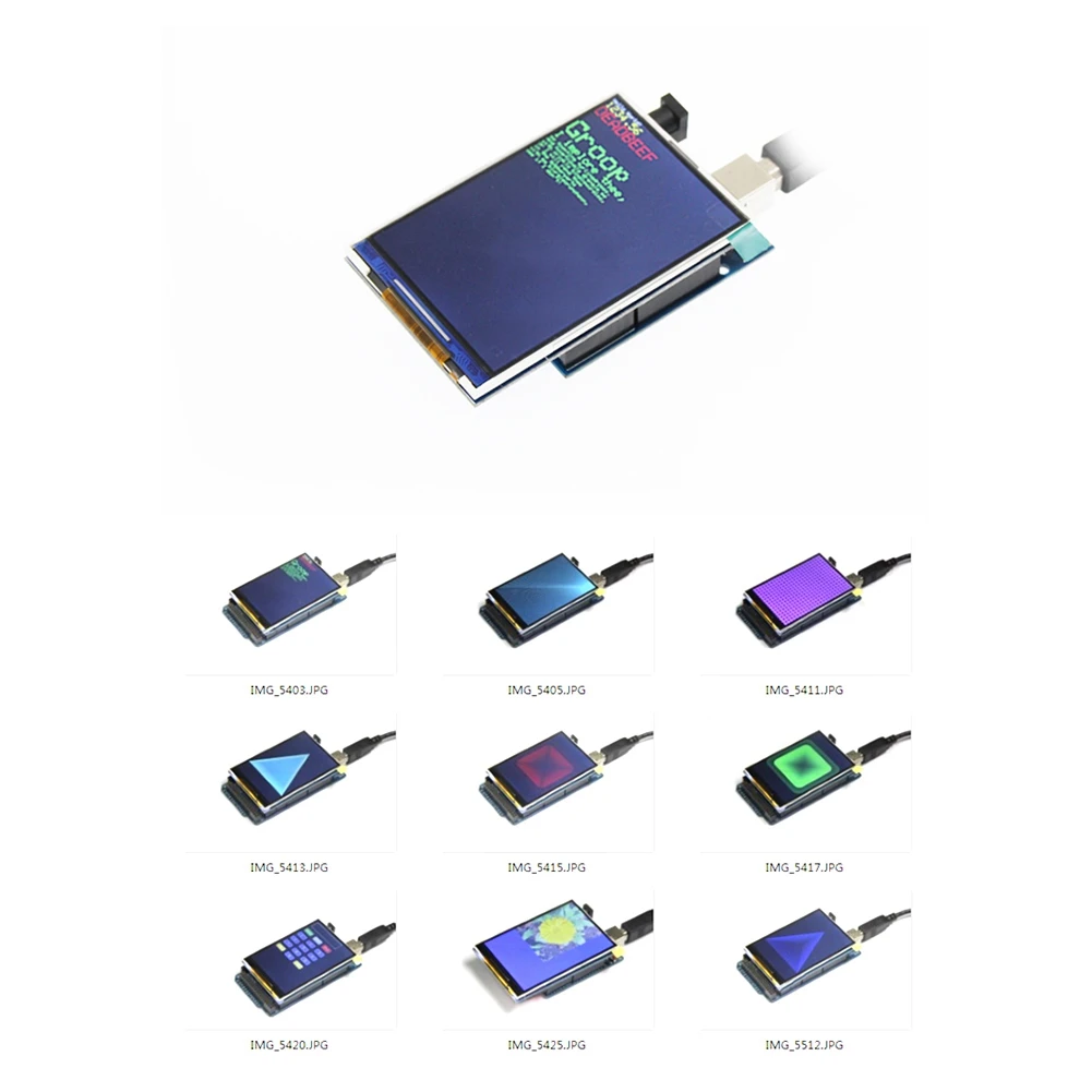 Módulo de pantalla de contacto LCD TFT de 3,5 pulgadas 480X320 Módulo de pantalla a Color HD para placa Arduino UNO y MEGA 2560