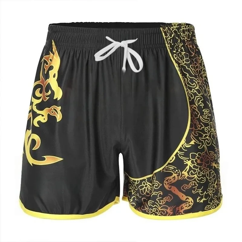 

Boxing Fan Fighting Shorts, Men's and Women's 3D Printed Boxing Training Shorts, Breathable Quick-Drying Casual Shorts