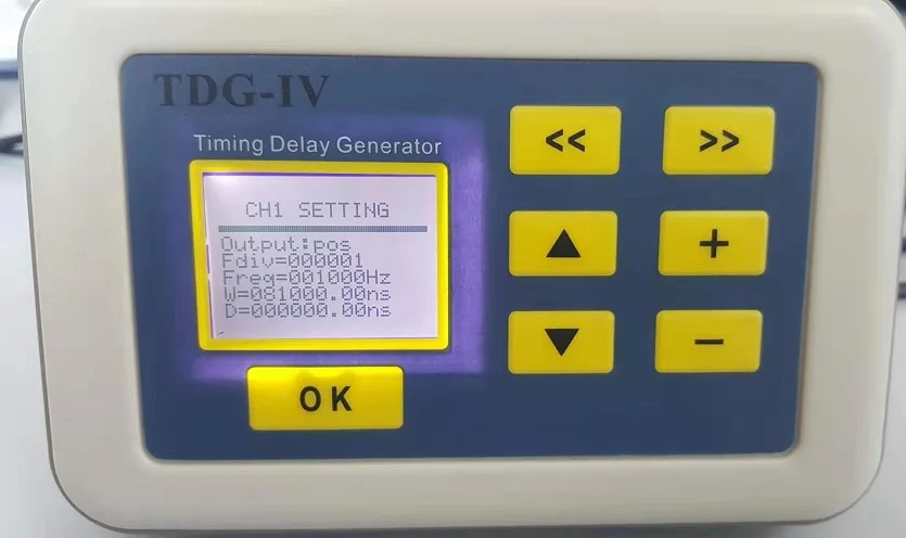 

High Precision Delay Device (four Channels, Adjustable Frequency Delay Duty Cycle, Dedicated for Laser Control)