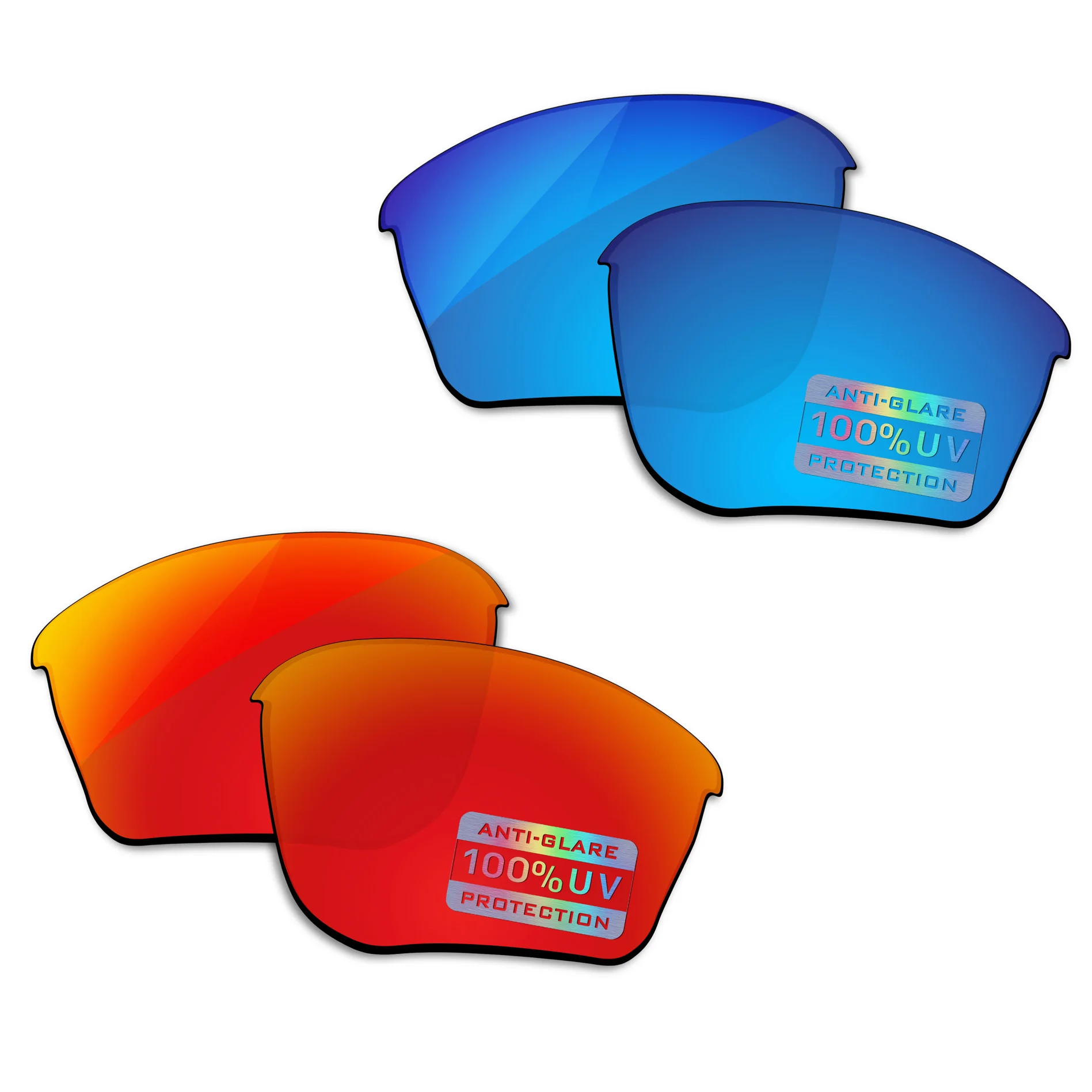 

MYCOURAG Replacement Lenses for OAKLEY Half Jacket XLJ 63mm Sunglasses UV400 Protection Multi-Color Options