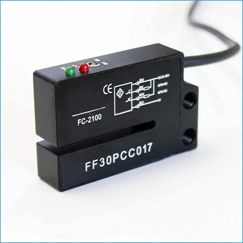 

FC-2100 FC-2100P New Original Lable Sensor 4 Wires NO NC Electric Label Detector Photo Sensor