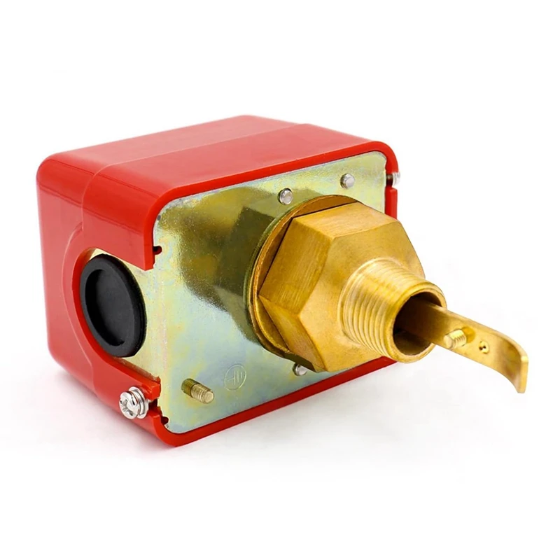 HFS-15 Paddle Flow Control Switch 1/2Inch 250V AC SPDT Water Cooling System Flow Blade Type Water Flow Switch