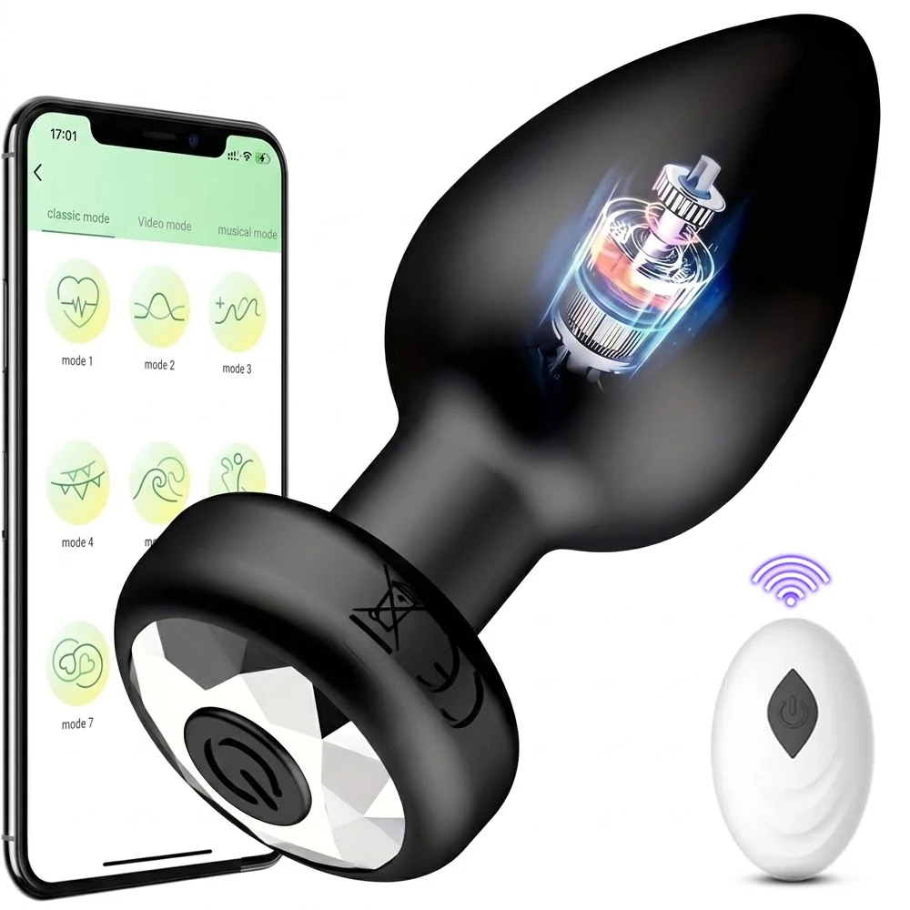 Powerful Small Anal Vibrator for Gay Wireless Remote Control 10 Frequency Vibration Prostate Massager Female Vagina Massager