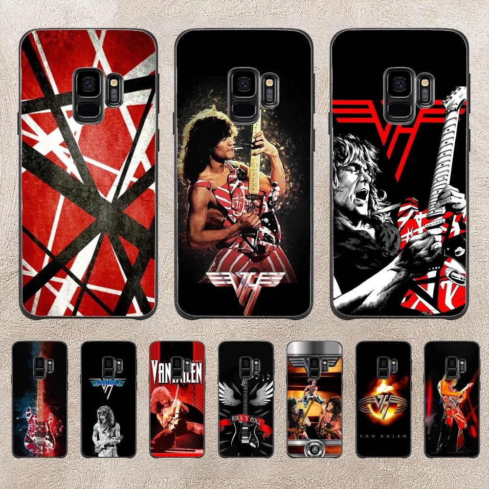 E-Eddie Van H-Halen Phone Case For Samsung Galaxy A52 A12 A51 S21 Edge S22ULTRA S23 S20LITE Plus Ultra Black Cover