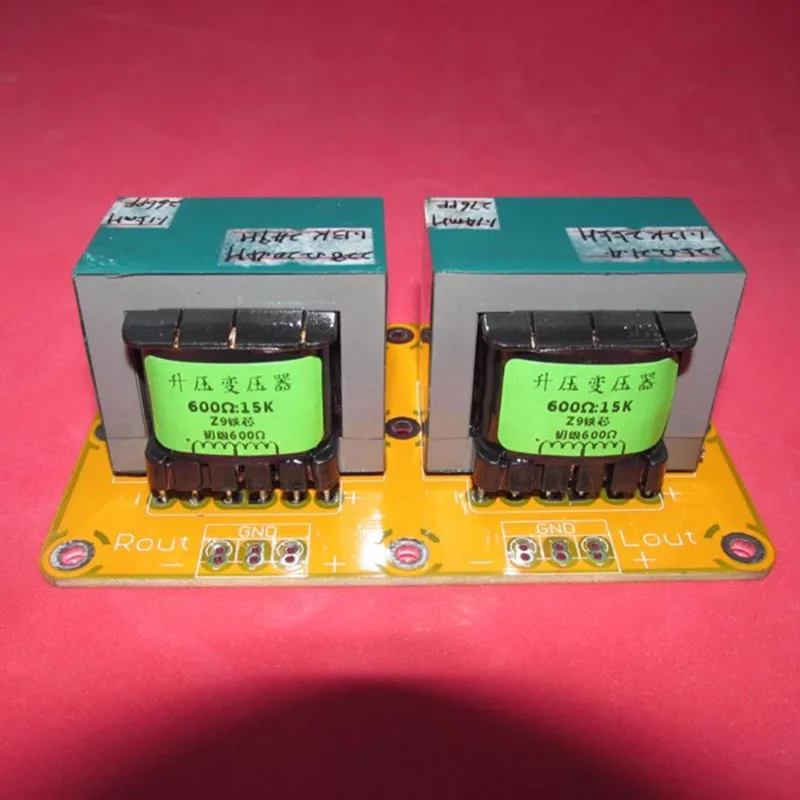 

1 pair 600Ω:15K 5x signal boost amplifier transformer for Cell phone CD player decoding, etc