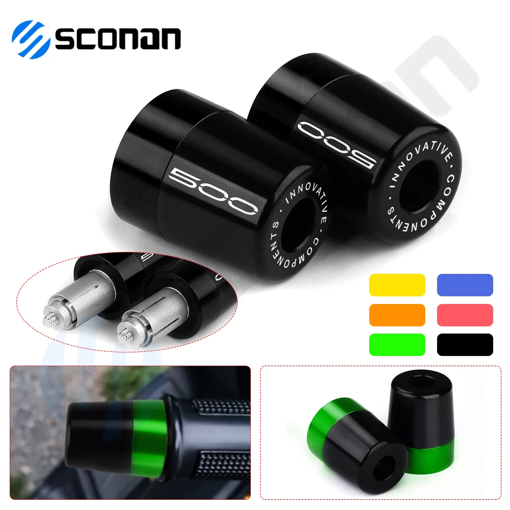 

Handle Bar End Plugs Handlebar Grips Cap Plug Motorcycle Accessories For KAWASAKI Z500 Z 500 z500