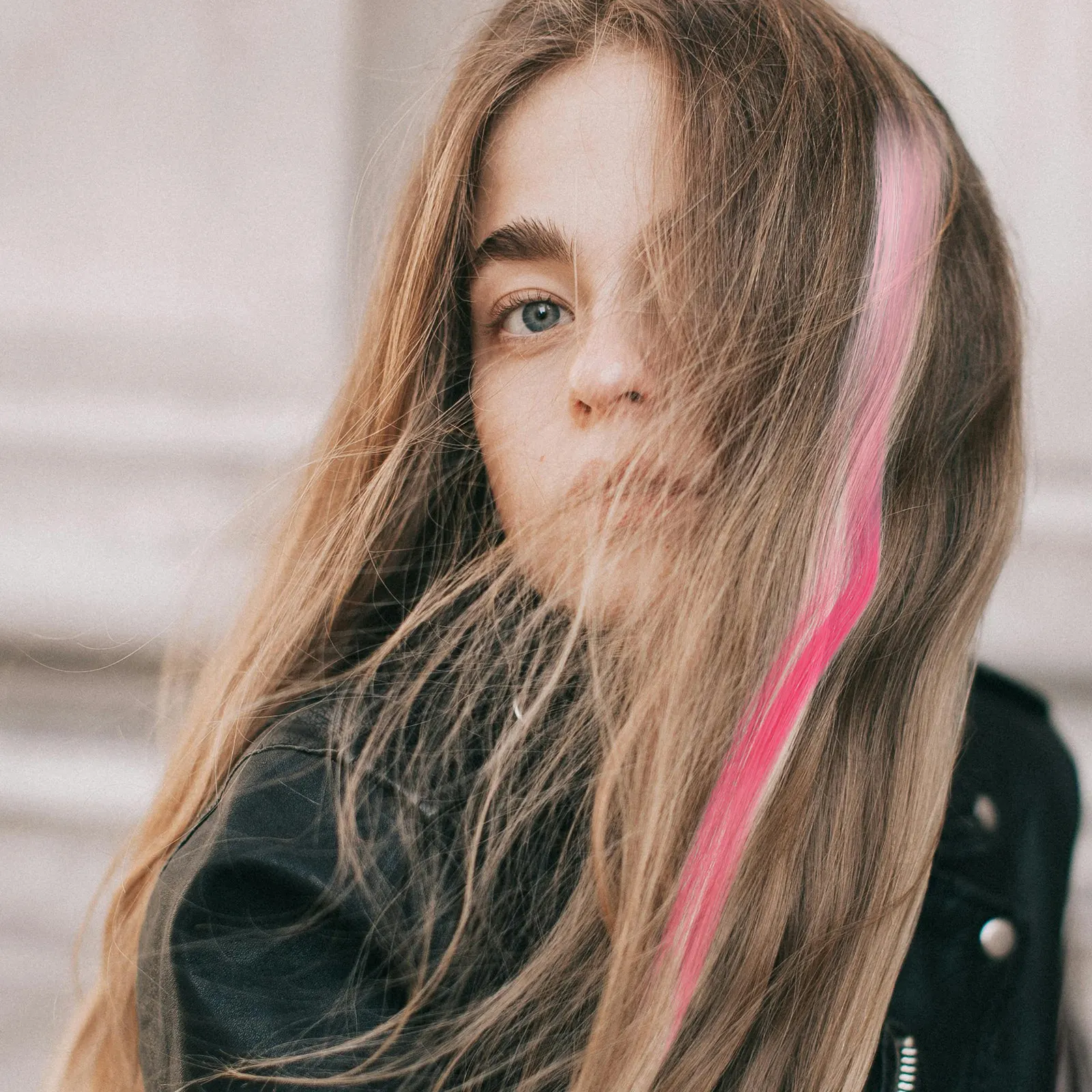 

3 Pcs Hair Extension Clip-in Extensions Colorful Tinsel Colored Accessories for Teen