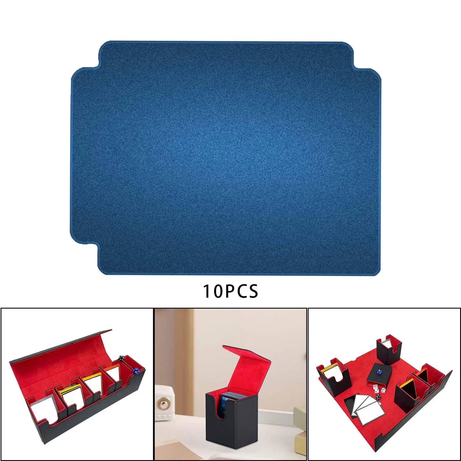 Divisores de cartas colecionáveis, organizador, separador pp resistente para pacotes de jogos de cartas, solução de coleção e armazenamento