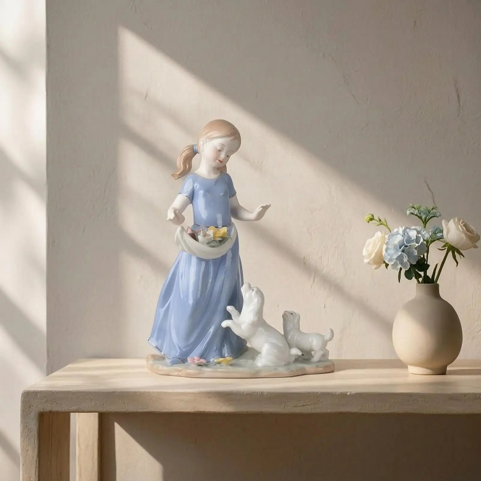 figura-de-ceramica-de-nina-con-perros-adorno-decorativo-esmaltado-para-mesa-de-entrada