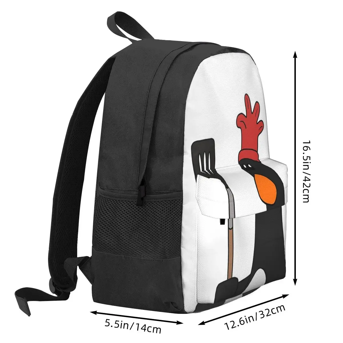 Feathers McGraw - Kitchen Spatula Backpack Student BookBag Children School Bag Computer Shoulder Bags for Men Women