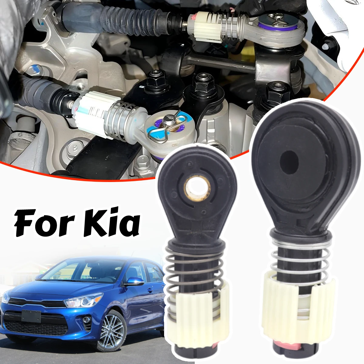 Set for Kia Rio 2018-2023 Gear Cable Collet Manual Trans Gearbox Shifter Linkage Control Lever Selector End Rod Clips Car Parts