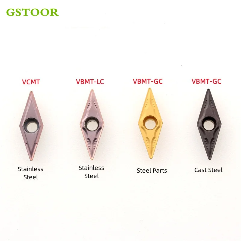 VBMT110304 VBMT110308 VBGT110302 VBMT160404 VBMT160408 GC AK LC MV CNC 카바이드 인서트 선반 커터 선삭 공구 경질 합금