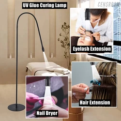 LED UV Lash Light for Eyelash Extension 405nm 5/10W White Spectrum 1Second Fast Dryer UV Curing Lamp