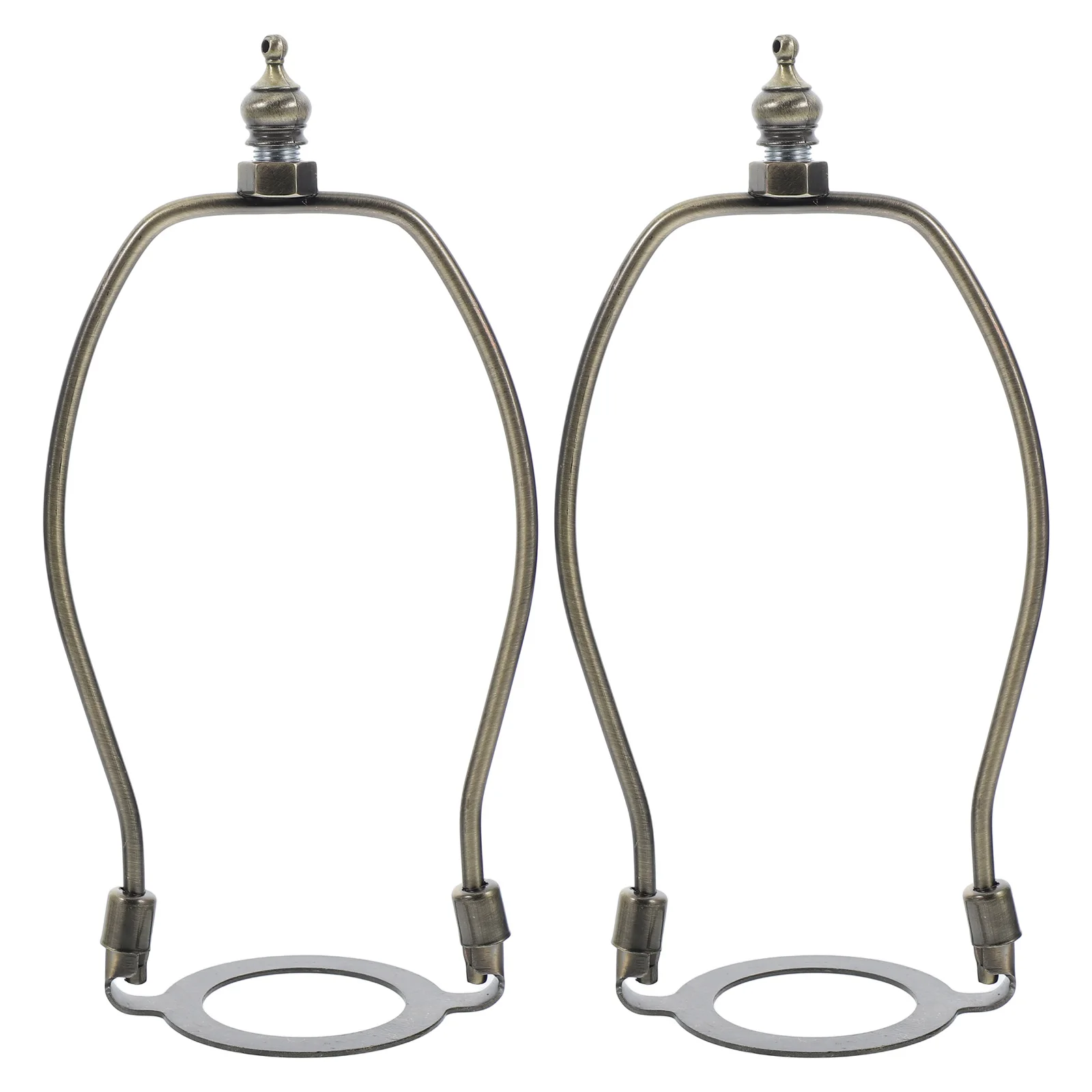 2pcs Lamp Hanger Lamp Harp Lampshade Holder Frame Bracket Lighting Accessories Pendant Lamp Bulb Chandelier Decoration Retro