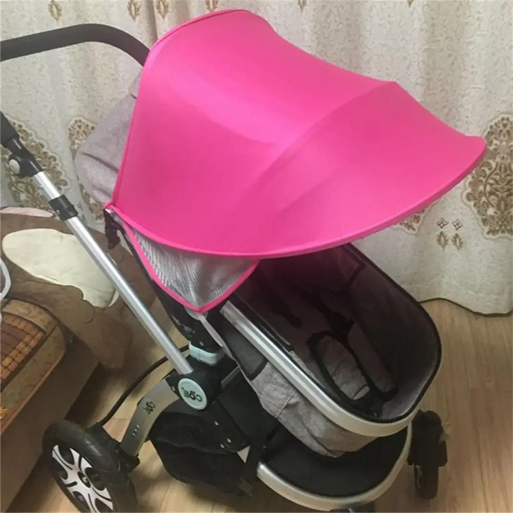 Weatherproof Canopy COVER Pram รถเข็นเด็กอุปกรณ์เสริมรถเข็นเด็กหมวก Carriage Sun Shade รถเข็นเด็ก Sun Visor Sun Hood