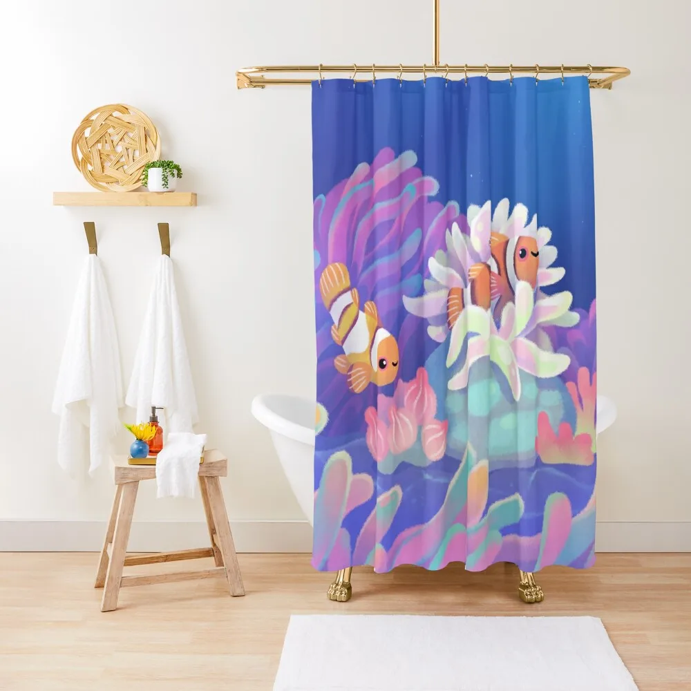 

Anemone home Shower Curtain Anime Shower Shower Set For Bathroom Waterproof Fabric Bathroom Curtain