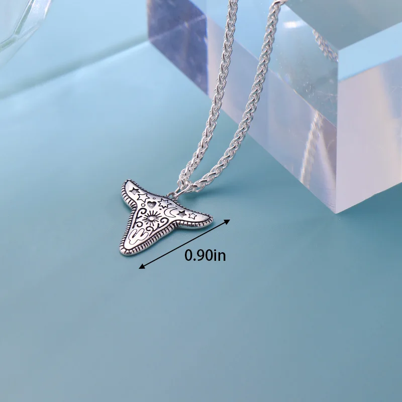 

S925 sterling silver James Avery Necklace with Western sky helmsman pendant