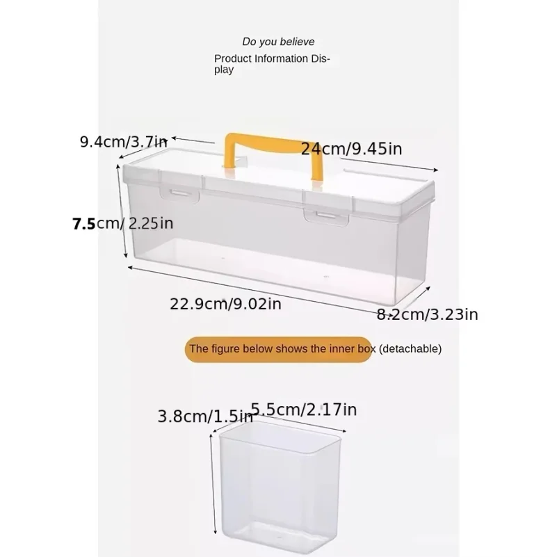 1/7pcs Tool Parts Storage Box Set Multi-Compartment Tool Organizer,Sorting Box for Screws,Wrenches,Hardware Accessories,and Toys