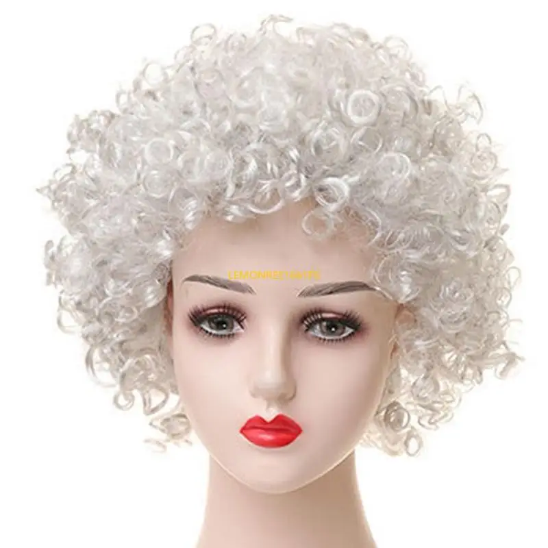 Q39C 9 Gói trẻ Trang phục phụ nữ đặt trang phục Granny Halloween với kính giả tóc giả