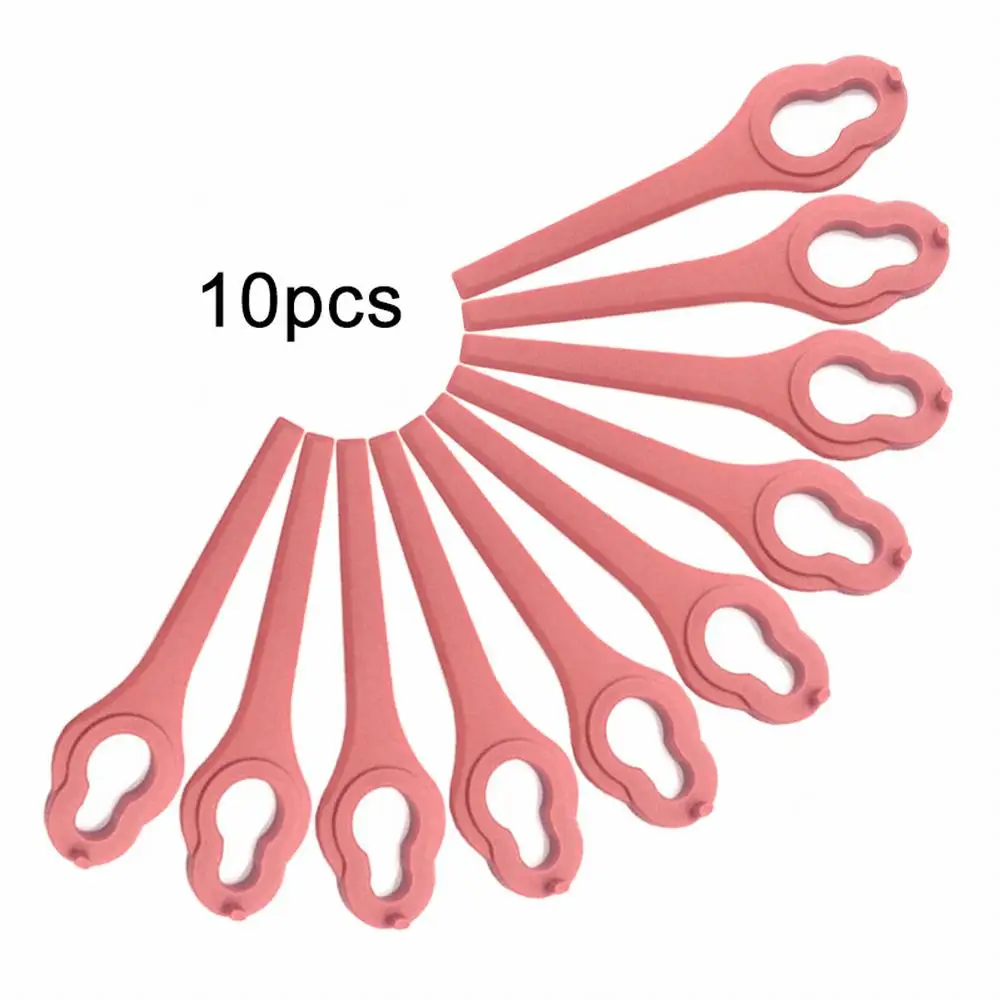 Imagem -03 - Lâminas de Plástico Substituição para Aldi Ferrex Far 201 Corta-relva sem Fio Cortador de Grama Peças de Ferramentas de Jardim 20v 40v 10 Pcs