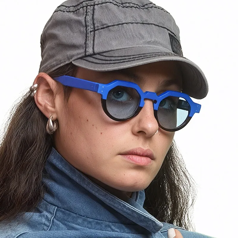 

Новые модные и модные круглые женские очки для чтения, нейтральные усовершенствованные очки в стиле ретро с защитой от синего света