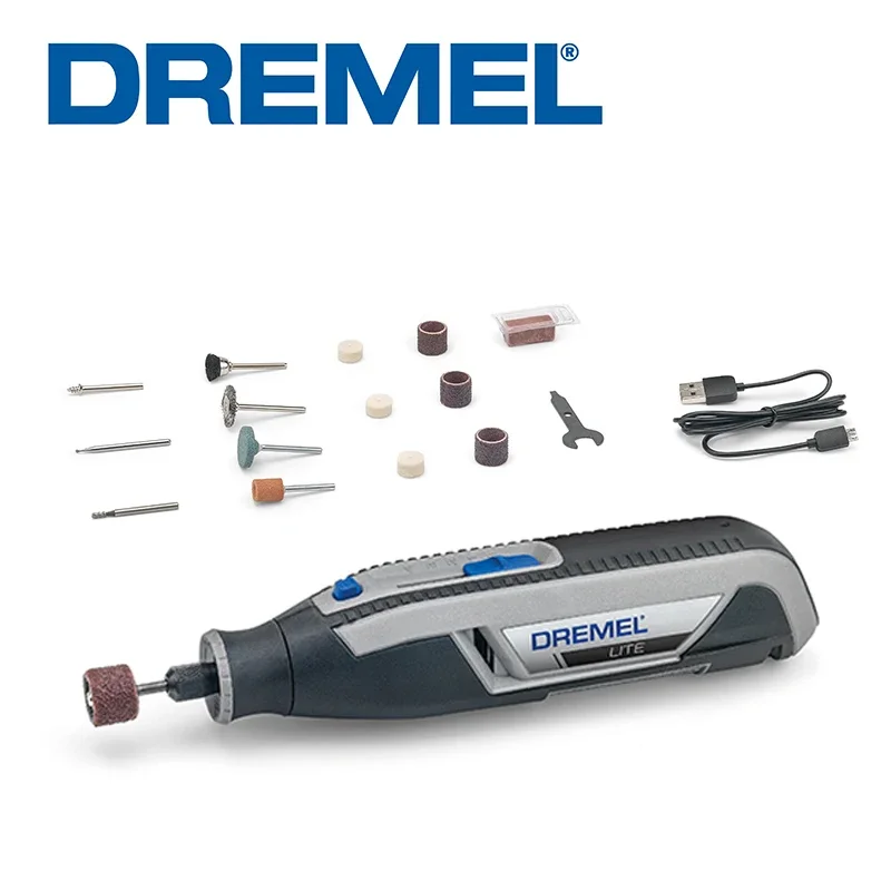 Dremel Lite7760 Cordless Rotary Tool 4V Li-Ion 25000rpm Multifunctional Tool for Carving Engraving Grinding Sharpening Polishing