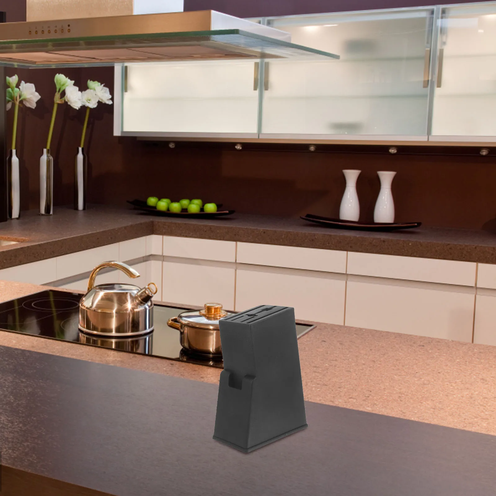 

Multi Socket Kitchen Cutter Holder Universal Utensil Stand Storage Rack For Knife Scissors Sturdy Household Restaurant
