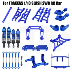 2WD Chassis Metal Kit Link staffa per torre d'urto con braccio oscillante, applicabile a 1/10 Traxxas Slash parti di veicoli a corto raggio