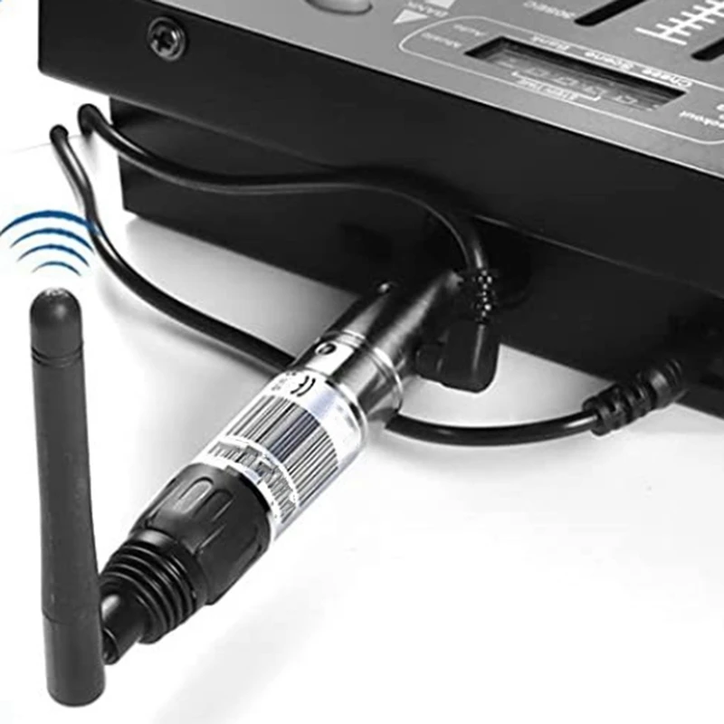 US Plug Wireless Dmx512 Transmitter 2.4G Antenna Transmitter Dmx512 Signal Transmission Control Transmitter