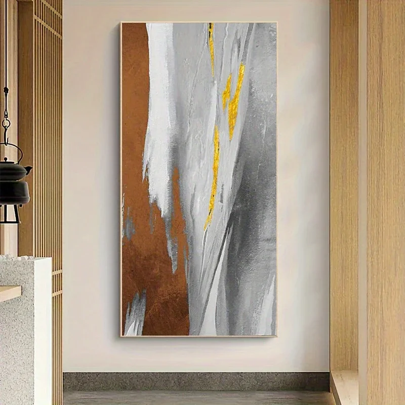 Modern Abstract Texture Art Decoration Painting, Wall Decoration, Suitable For Living Room And Bedroom, Home Decor,No Frame