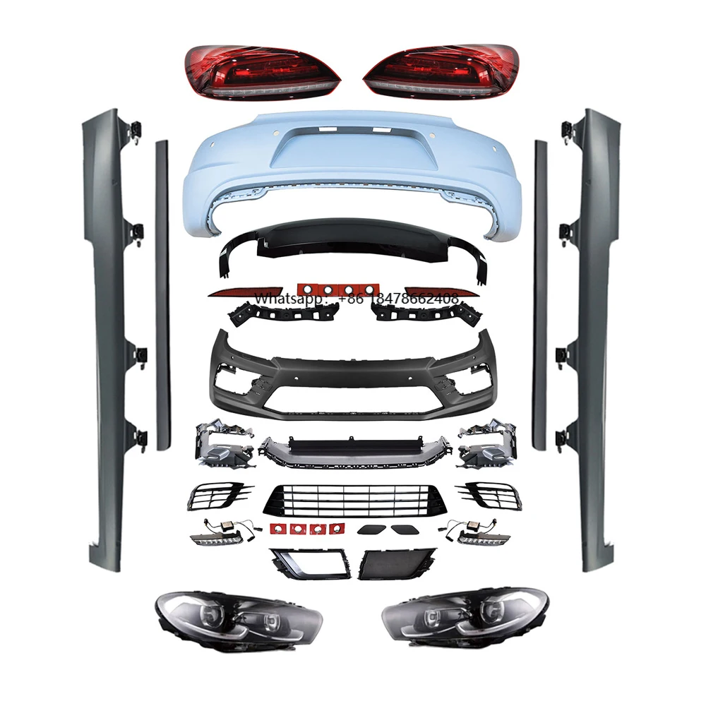 

Car Modification for VW Scirocco 2010-2014 Upgrade Scirocco R 2015- Body Kit With Headlight and Taillight