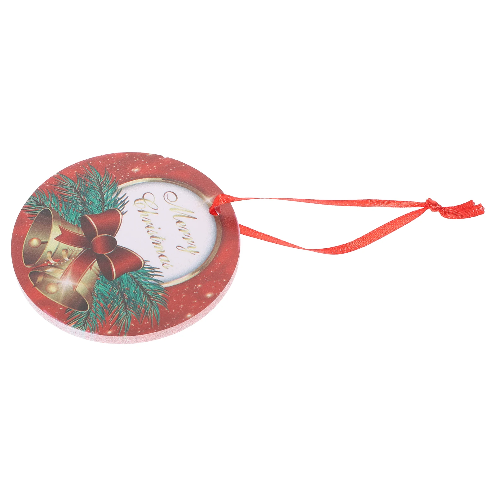 

Double Sided Decoration Round Christmas Front Door Pendant Plaque Front Door Christmas Tree Festive Signs Holiday Ornaments